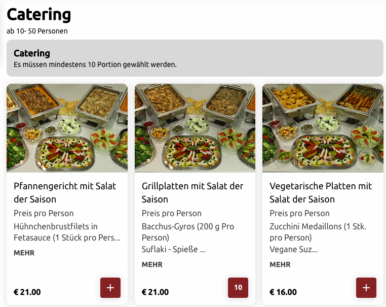 Catering